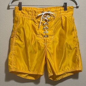 Birdwell Yellow Men's Swim Shorts